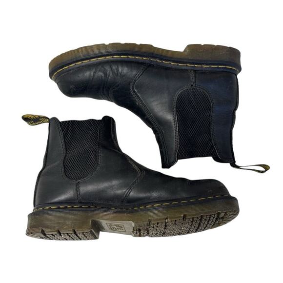 DR MARTEN’S Ambassador Black Leather Chelsea Combat Boots Men’s 8 Women’s 9 main image 5